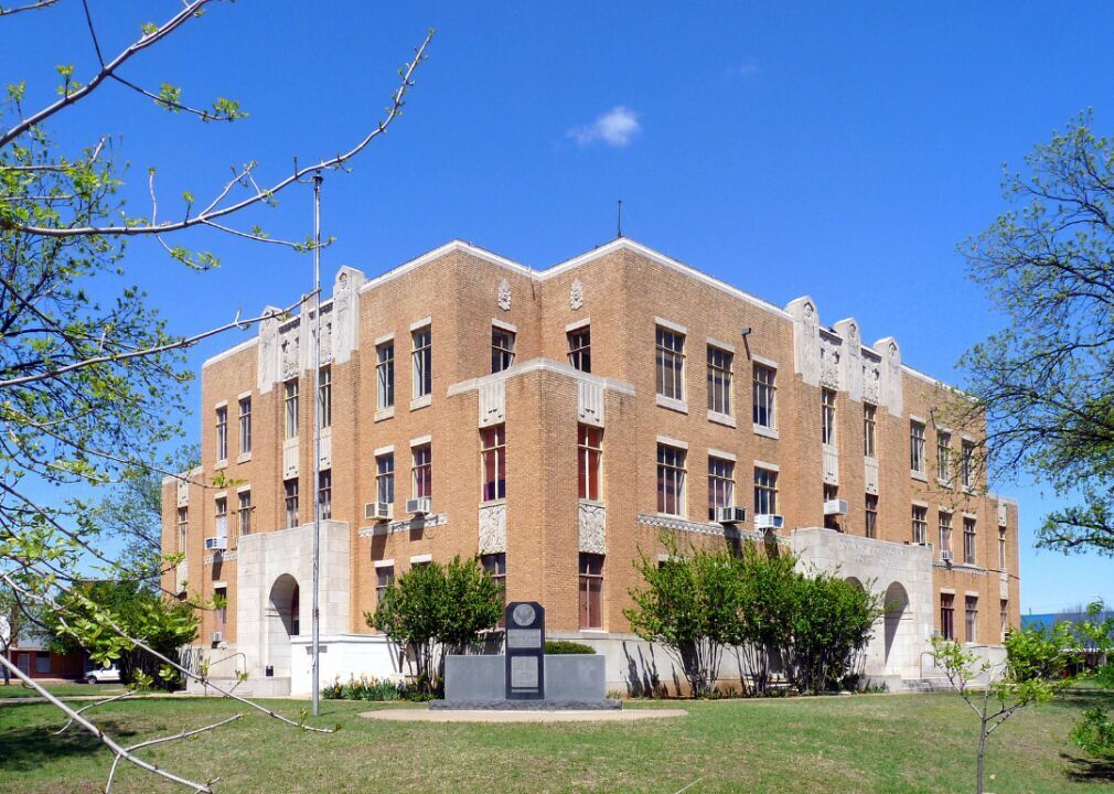 #49. Collingsworth County, Texas (tie)